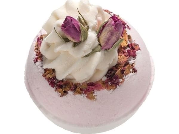BOMB COSMETICS_Wild Rose Bath Blaster effervescent bath ball 160g