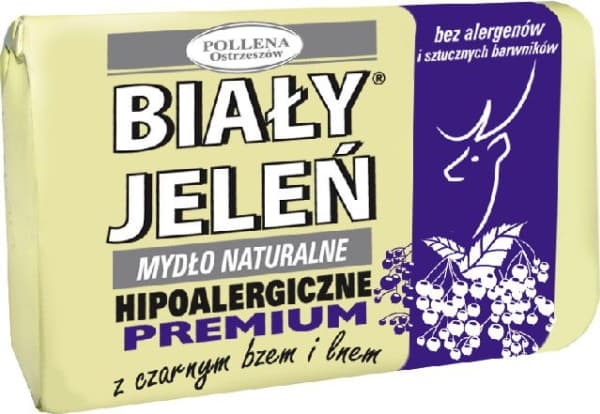 White Deer Premium Bar Soap with Elderberry 100 g