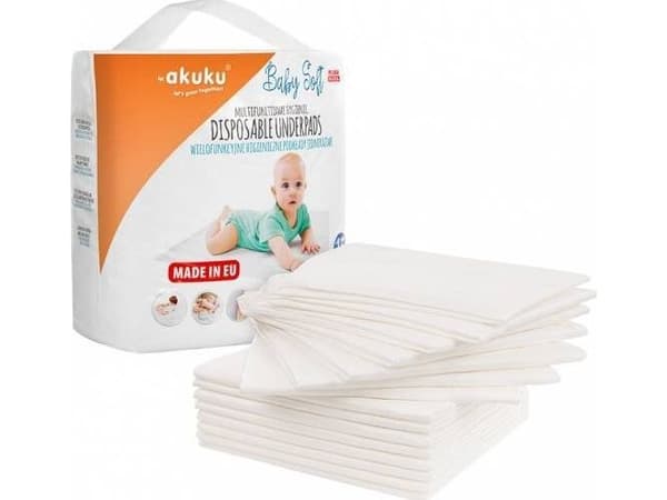 AKUKU A0500 40x60 Baby Soft disposable pad 15 pcs