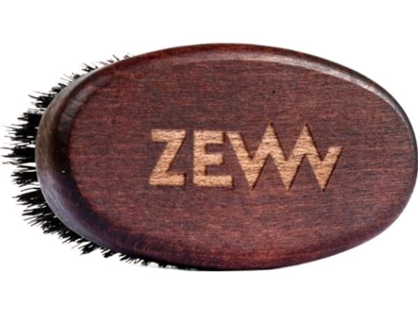 Zew for Men Compact Brush/Beard Card with natural boar bristles by Zew