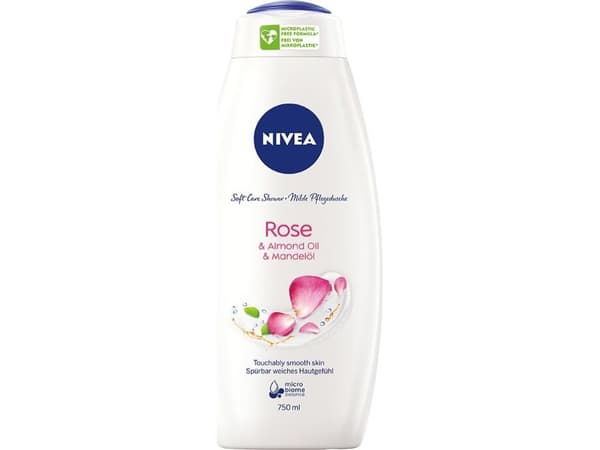 NIVEA_Ruusu &amp; Manteliöljy hoitava suihkugeeli 750ml