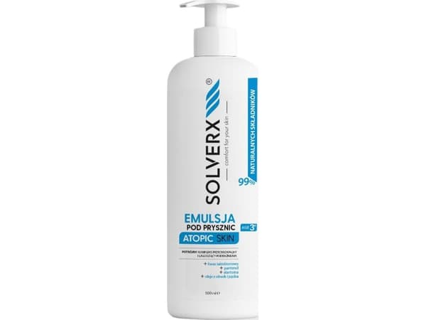 SOLVERX Atopic Skin Shower Emulsion - soothing and anti-inflammatory 250ml