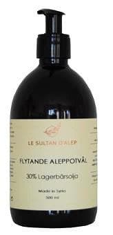 Aleppo Flytande Tvål 500 ml 30% Lagerbärsolja