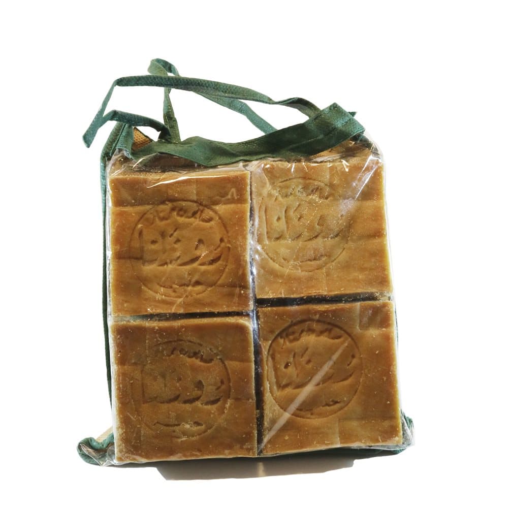 Aleppotvål 5% Lagerbärsolja 4-pack