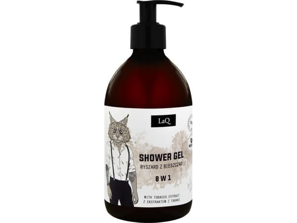 LAQ_Ryszard of Bieszczady Shower Gel 8in1 shower gel with snuff extract 500ml