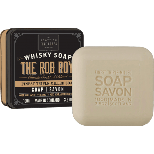 Scottish Fine Soap Company The Rob Roy Whiskey in a tin Soap - Handtvål