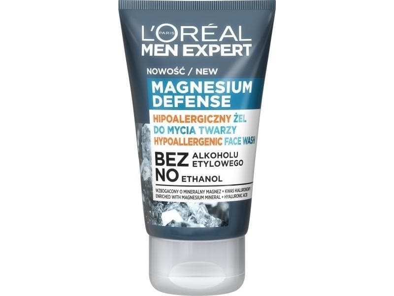 L'Oreal Paris LOREAL_Men Expert Magnesium Defense Face Wash hypoallergenic face wash gel 100ml