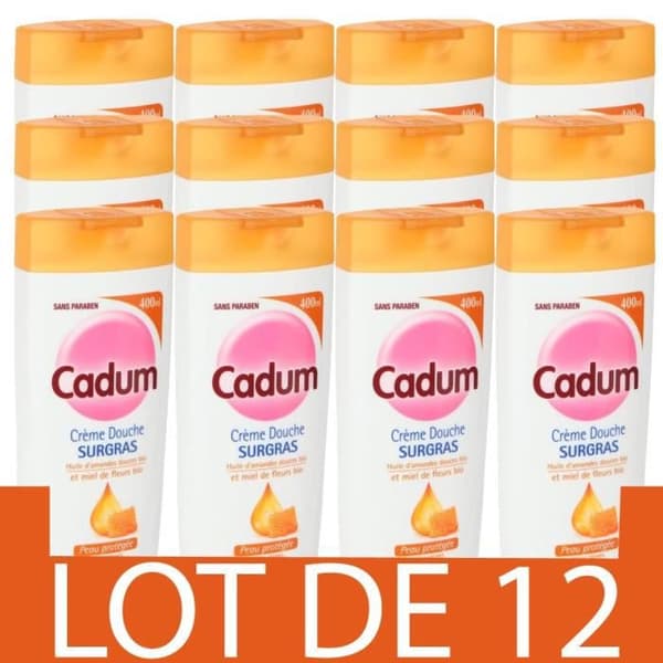 CADUM Dusch Surgras Flower Honey - 400 ml x12