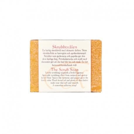 Skrubbtvålen Naturtvål vikt 120 g från Klockargårdens