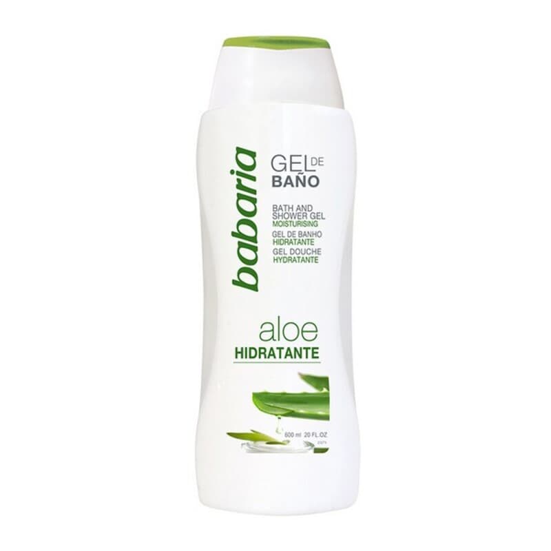 Återfuktande badgel med aloe vera Babaria (600 ml)