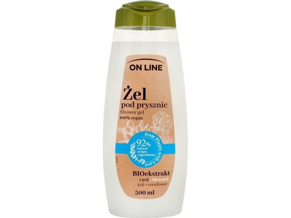 ON LINE On Line From Plants With Love Creamy Shower Gel BIOextract with Goji and Cornflower 500ml