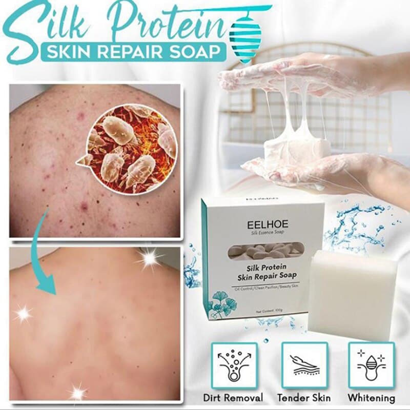 Collagen Milk Whitening silk Soap, Kolagen tvål