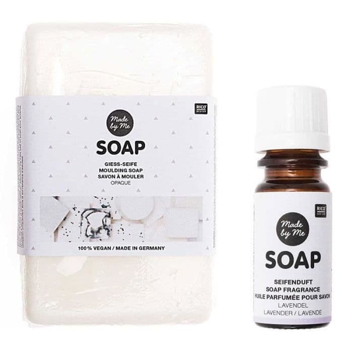 Opak formtvål 100% vegansk 250 g + Lavendeldoftande olja