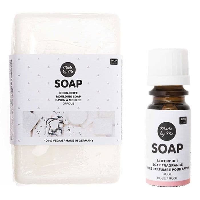 Opak formtvål 100% vegansk 250 g + Rosdoftande olja