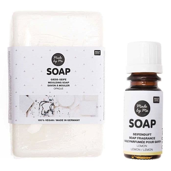 Opak formtvål 100% vegansk 250 g + Citrondoftande olja