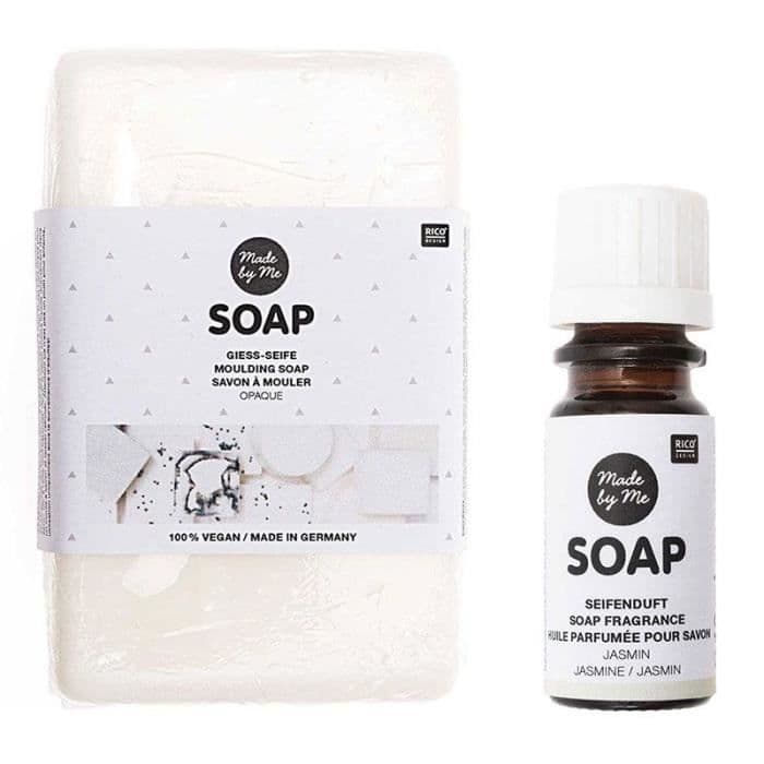 Opak formtvål 100% vegansk 250 g + Jasmindoftande olja