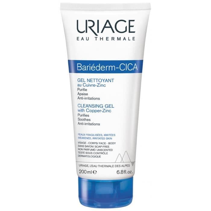 Bariéderm Cica-Uriage Bariéderm Cica Koppar-Zink rengöringsgel 200ml