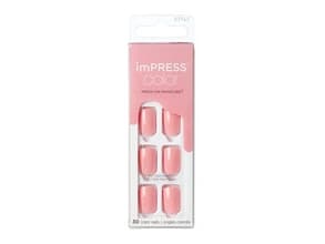 Self-adhesive nails imPRESS Color Pretty Pink 30 pcs