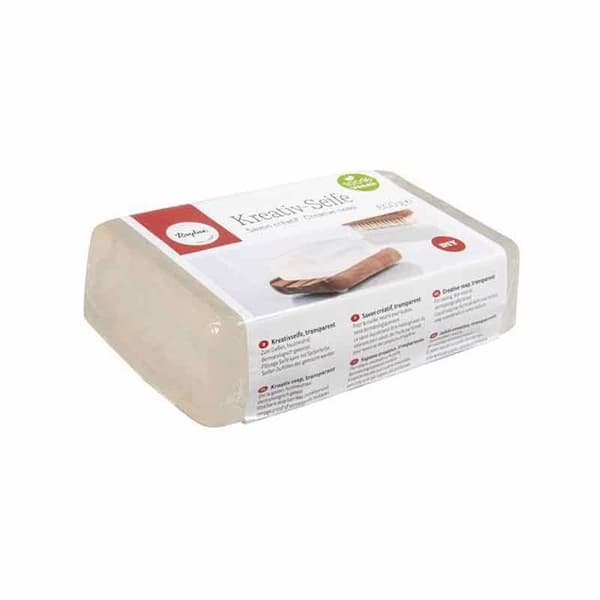 Kreativ tvål - RAYHER - 600g block - Transparent - Vegansk