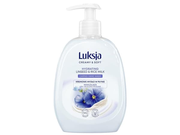 Luxja Creamy &amp; Soft Moisturizing Creamy Liquid Soap Flax &amp; Rice Milk 500ml