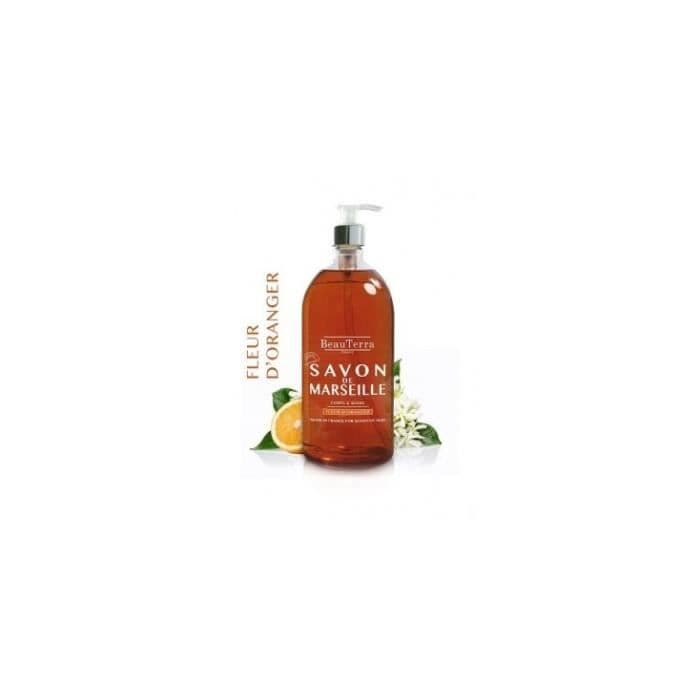 Beau Terra Marseille Tvål Body and Hands Orange Blossom 1L