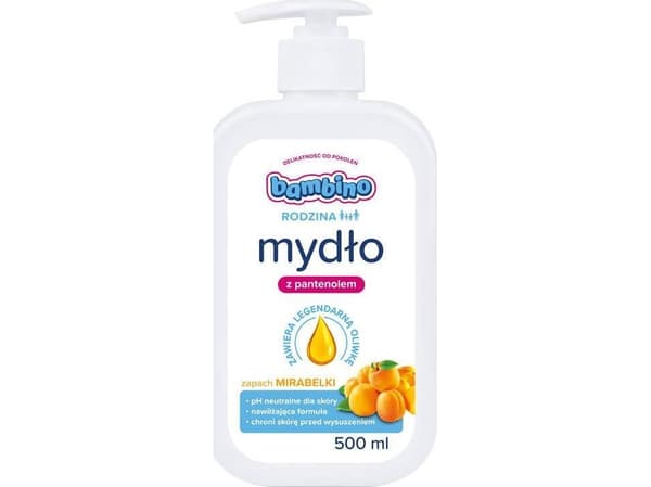 Bambino Bambino Family Flytende såpe med panthenol - Mirabelka 500ml