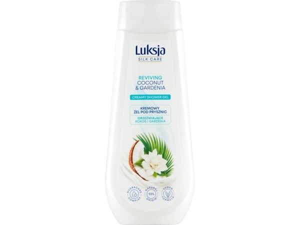 Luxja Silk Care Refreshing Creamy Shower Gel - Coconut and Gardenia 500ml