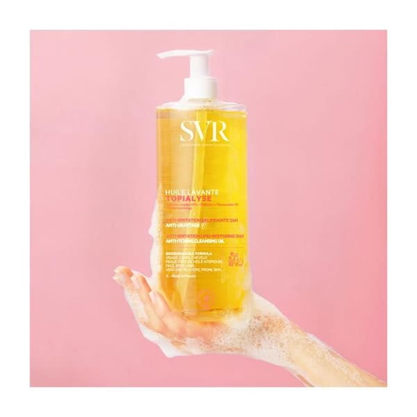 Rengörande behandling - SVR - Topialyse - Lipid-Replenising Micellar Oil - 400ml - Hypoallergenic