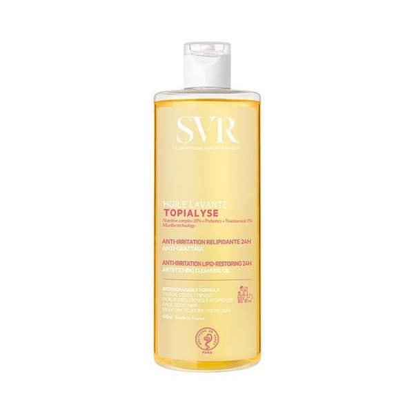 Rengörande behandling - SVR - Topialyse - Lipid-Replenising Micellar Oil - 400ml - Hypoallergenic