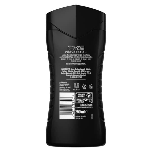 AX Men's Dark Temptation Shower Gel - 400 ml