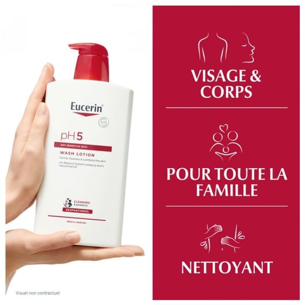 Tvättgel - EUCERIN - PH5 - 1L - Hypoallergen - Känslig och Torr Hy