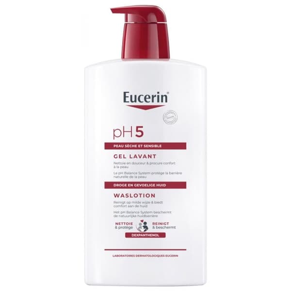 Tvättgel - EUCERIN - PH5 - 1L - Hypoallergen - Känslig och Torr Hy