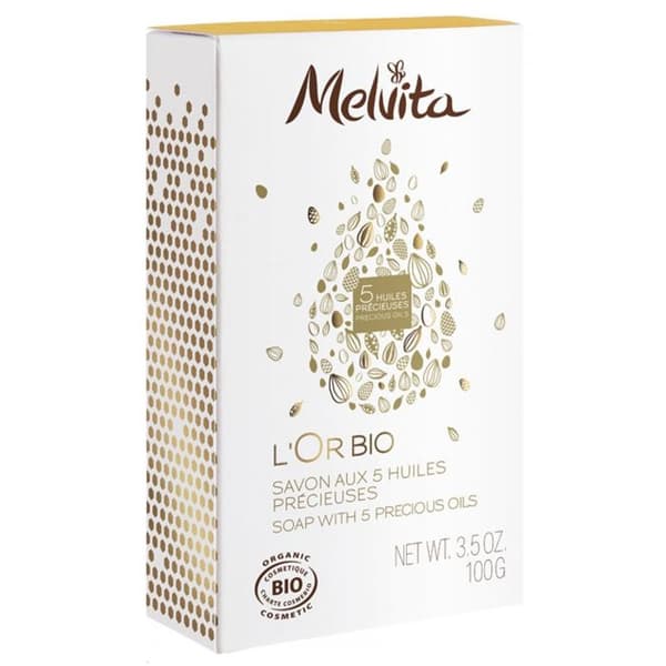 Savon - Melvita - L'Or Bio - 5 Förnämliga Oljor - 100g - Utan parfym