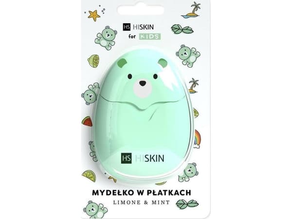 HiSkin Kids hilseilevä käsisaippua Limone &amp; Minttu 50kpl.