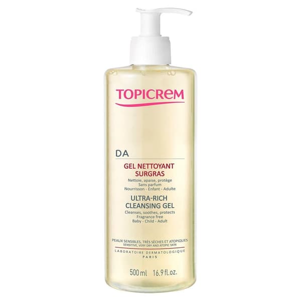 Shower gel Topicrem Da Tør hud Renser 500 ml
