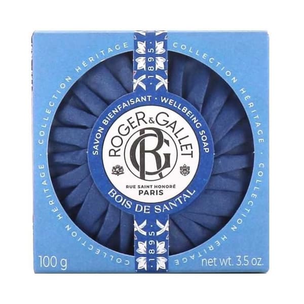 Tvål - Roger &amp; Gallet - Sandelträ - 100g - Hypoallergen - 98% naturligt ursprung