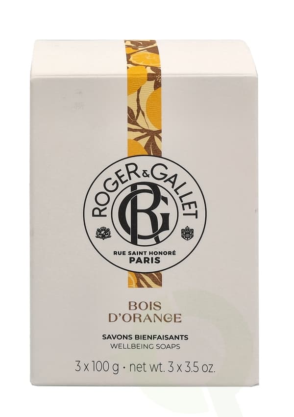 Roger & Gallet Bois D'Orange Soap Bar Set 300 g 3x100gr