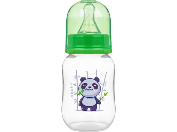 Akuku A0104 FLASKE 125ML GRØNN PANDA