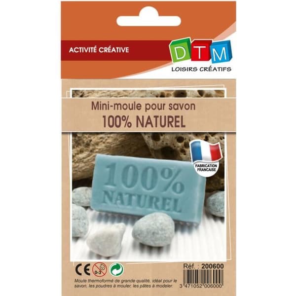 Tvålform - DTM - Mini format - 100% naturlig - Vegansk - Mjuk