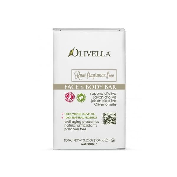 Olivella® Raw Fragrance Free kasvojen ja vartalon hoitopatukka 100g