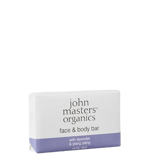 John Masters Organics® Lavender Rose Geranium & Ylang Ylang Tvål 128 g