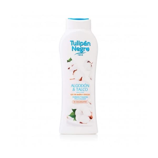 Tulipan Negro - Intensiv Intens Bomull och Talc Shower Gel - 650 ml