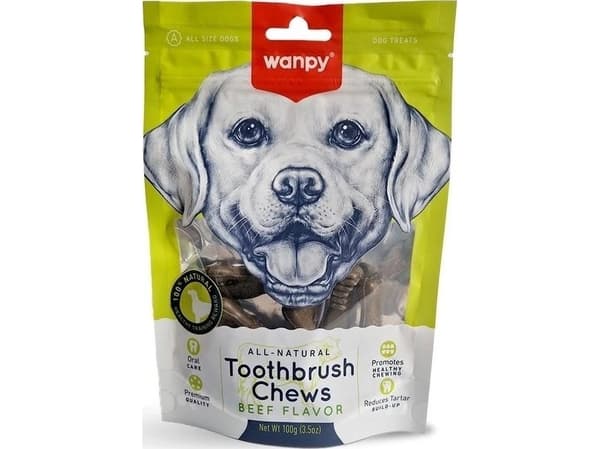 Wanpy Wanpy Tandborste Hundgodis Kyckling 100g