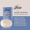 Miniatyrbild 2 av 2: Badtvål - FLOÏD - Citrus Spectre - 120 g - 100% vegetabiliskt - Rent sheasmör