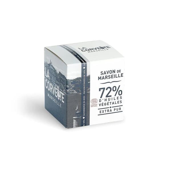 Tvål - tvål - syndets La corvette - 270312 - Extra Pure Marseille Tvål Cube Ecocert Kartong 300 g