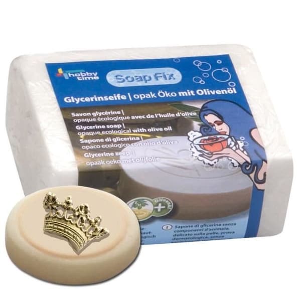 Ogenomskinlig ekologisk glycerintvål med olivolja - HOBBYTID - 500g