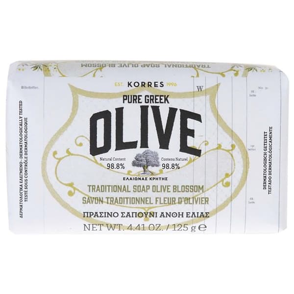 Savon - Korres - Olivblomma - 125g - Utan parabener - För vuxna och blandhud