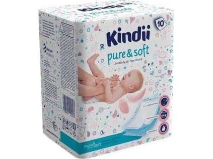 Kindii Pure &amp; Soft disposable baby pads 1op.-10pcs