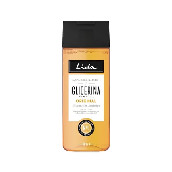 Glyserinsåpe Lida Naturell Væske (600 ml)