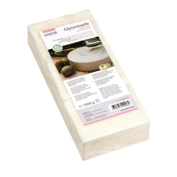 Ekologisk glycerinsåpa - GLOREX - Olivolja - Vegansk - 1500 g
